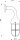Wandlampe Bad Flur Chrom aus Messing Glas Schiff