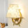 Lampe murale maritime laiton barre à roue VELIERO