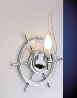 Applique salle de bain couloir chrome Maritim...