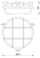 Applique murale dextérieur LED laiton Maritim...