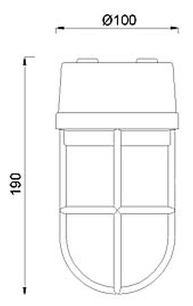 Außenwandlampe Messing in Chrom Maritim IP44