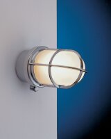 Au&szlig;enwandlampe Messing in Chrom Maritim IP44