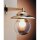 Kleine Wandlampe Messing Glas Maritim IP43 Hof