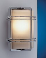 Applique maritime TOMASO chrome IP54 porte dentrée
