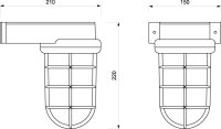 Applique extérieure Lanterne laiton Maison Cour...