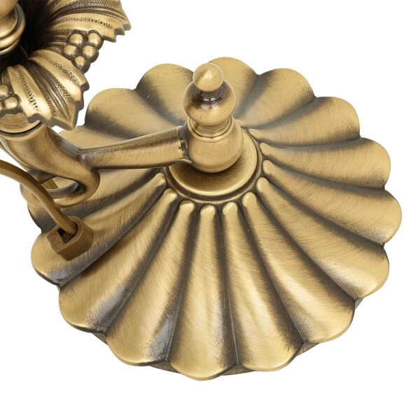 Tischlampe Putti aus Echt-Messing Antik Premium