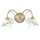 Wandleuchte KOKARDA in Gold 2-flmg