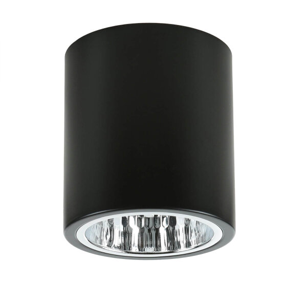 Runde Deckenleuchte E27 DOWNLIGHT ROUND in Schwarz