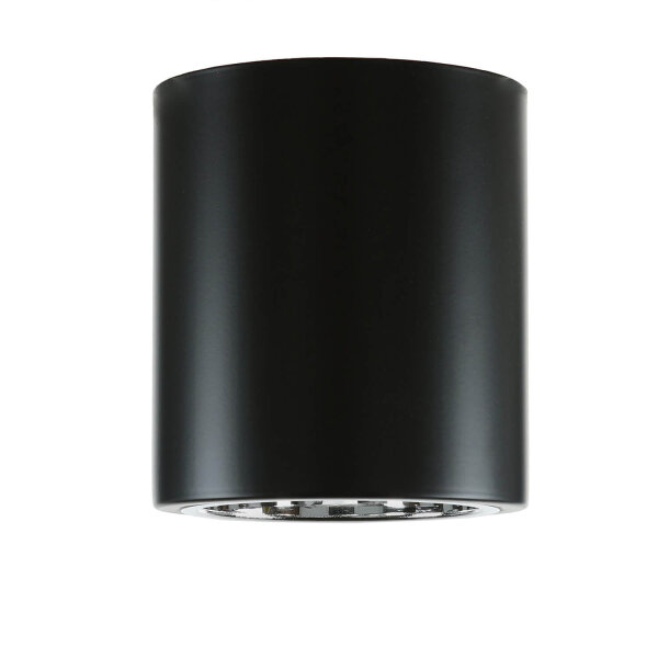 Runde Deckenleuchte E27 DOWNLIGHT ROUND in Schwarz