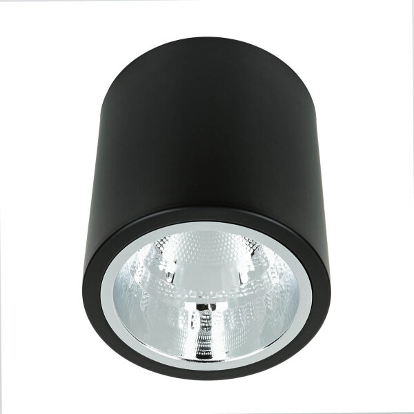 Runde Deckenleuchte E27 DOWNLIGHT ROUND in Schwarz