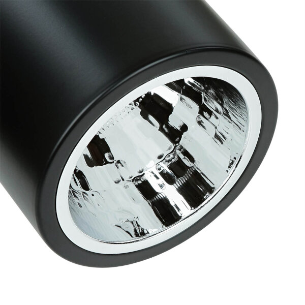 Runde Deckenleuchte E27 DOWNLIGHT ROUND in Schwarz