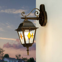 Antike Wandlampe Außen Kupfer SALZBURG wetterfest