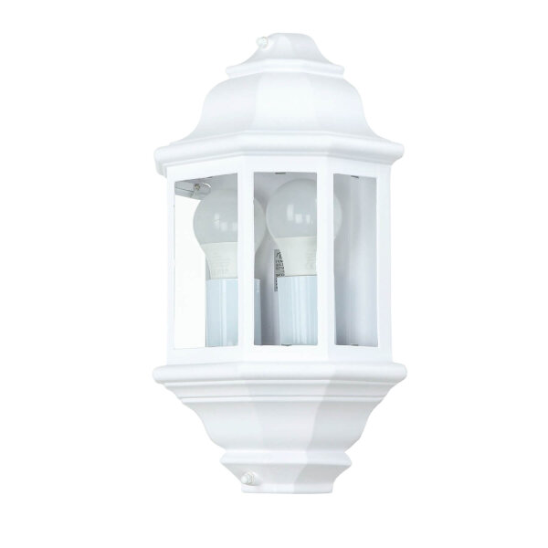 Lampe dextérieur maritime Lampadaire LIVORNO blanc E27
