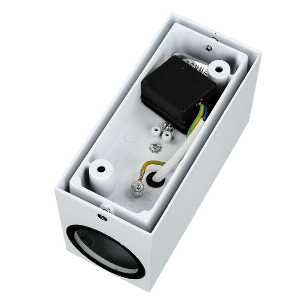 Lampe dextérieur moderne AALBORG Up & Down Aluminium
