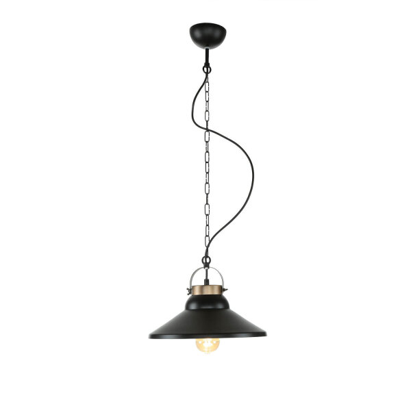 Lampe à suspendre élégante IRON en noir