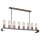 Pendelleuchte Vintage L:98cm Rost-Braun Esstisch