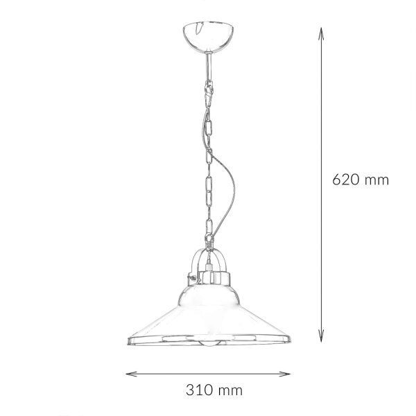 Suspension IRON en rouge