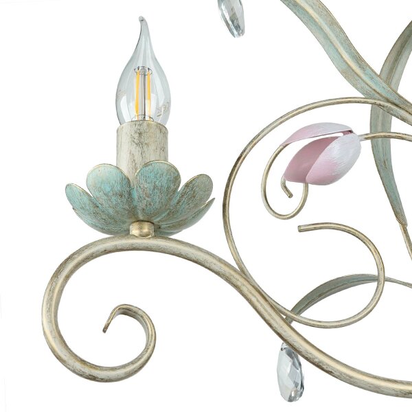 Suspension florale Ø62cm 3-flmg