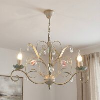 Florale Hängeleuchte Ø62cm 3-flmg