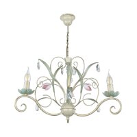Florale Hängeleuchte Ø62cm 3-flmg