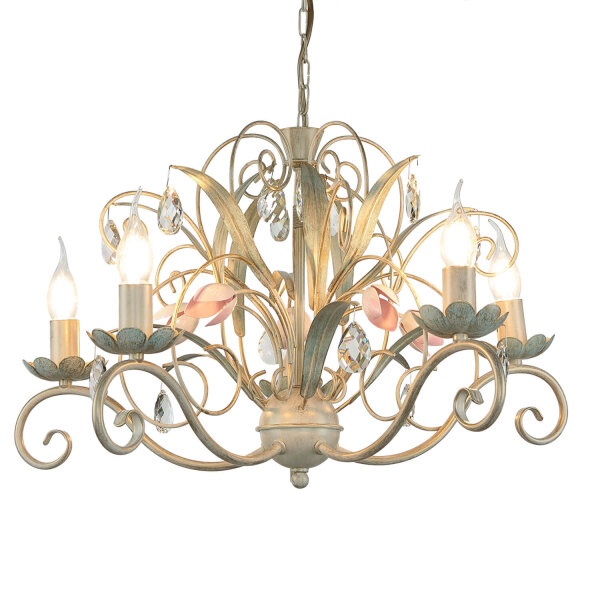 Hängeleuchte Floral Ø62cm 5-flmg