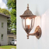 Laterne Wandlampe Au&szlig;en rustikal wetterfest MILANO