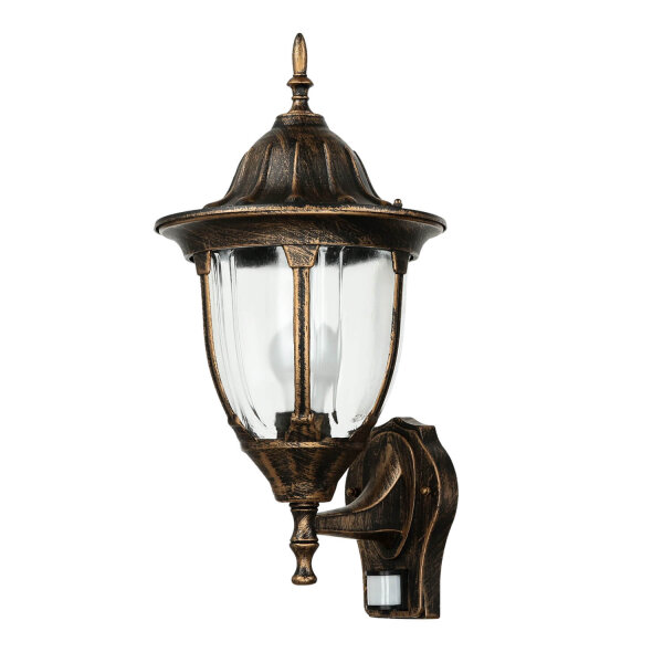 Lampe dextérieur rustique avec détecteur de mouvement MILANO