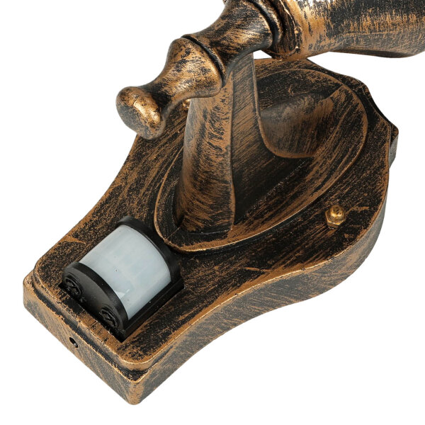 Lampe dextérieur rustique avec détecteur de mouvement MILANO
