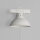 Wandlampe Weiß mit Steckdosenanschluss