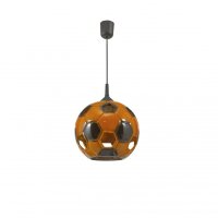 Suspension pour ballon de foot orange noir