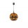 Suspension pour ballon de foot orange noir