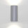 Graue Außenlampe HAMBURG 24cm hoch Up Down modern