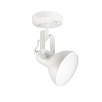 Wei&szlig;e Spot Lampe DALLAS Retro Design E14 verstellbar