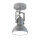 Spot Lampe Anthrazit Metall rund Retro praktisch