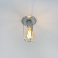 Plafonnier industriel Métal Gris E27 STEPP