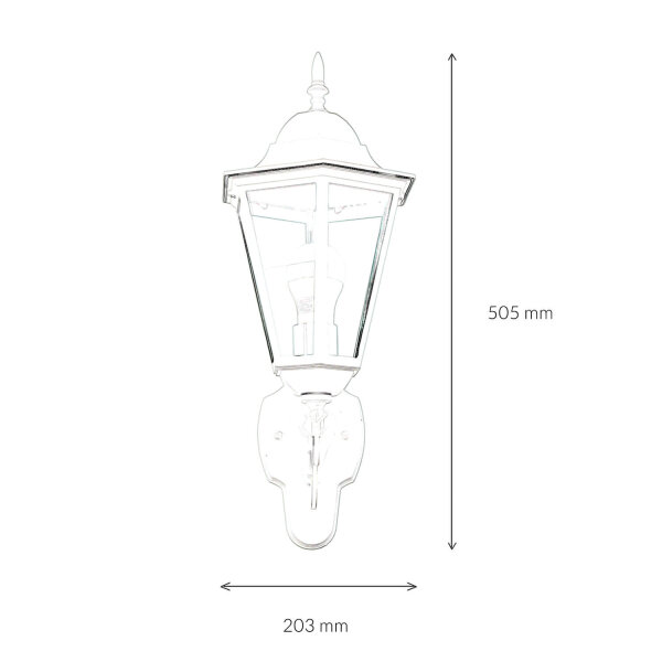 Applique murale dextérieur noire cuivre BRISTOL II IP44 E27