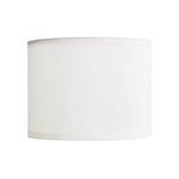 Abat-jour Tissu Cylindre Blanc pour lampe de table E14