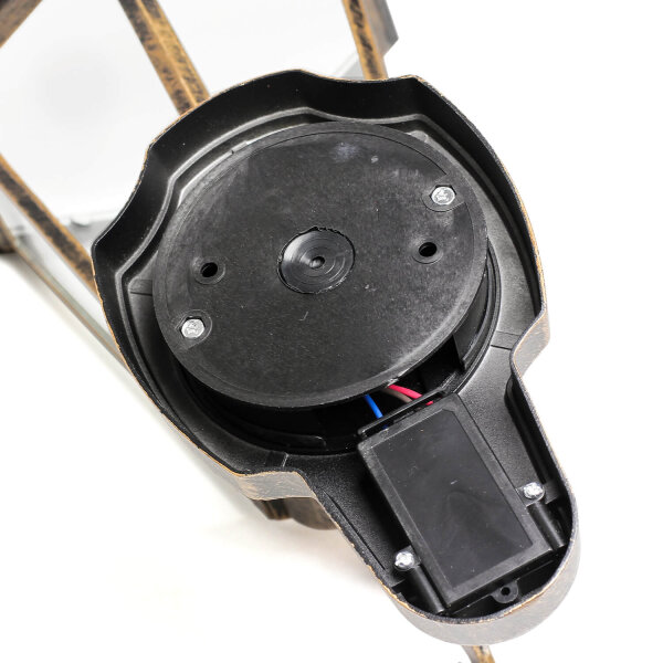 Lampe dextérieur rustique avec détecteur de mouvement en noir cuivre