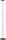 Dimmbare LED Stehlampe Nickel matt