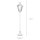 Lampadaire extérieur noir cuivre résistant aux intempéries 1,13m BRISTOL II