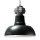 Lampe industrielle XL 77cm noire