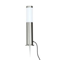 Edelstahl Außenleuchte mit Kabel + Stecker