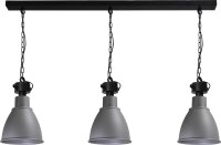 Grande lampe suspendue Gris Industrie artisanale