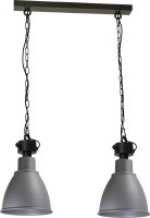Premium Pendelleuchte Grau Loft Design Handarbeit