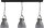 Loft Pendelleuchte Grau Made in EU verstellbar