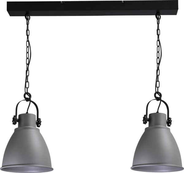 Lampe à suspendre industrielle Gris orientable Travail manuel