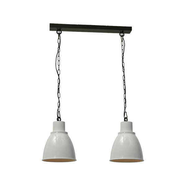 Lampe à suspendre blanche Ø27,5cm