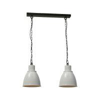 Lampe &agrave; suspendre blanche &Oslash;27,5cm
