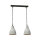 Lampe &agrave; suspendre blanche &Oslash;27,5cm