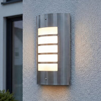 Außenwandlampe Edelstahl IP44 wetterfest Haus Modern